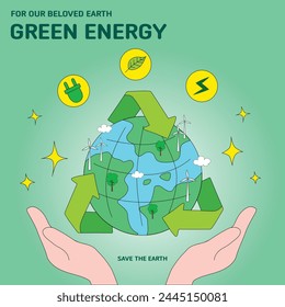  Design - Green Energy - Environmental Poster