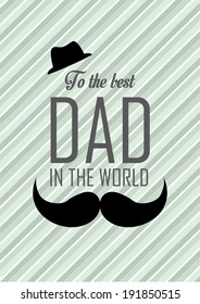 design greeting card for Father's day