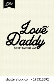 design greeting card for Father's day