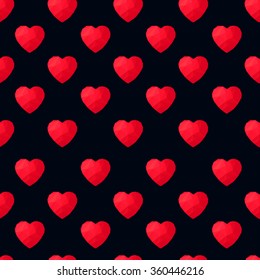 design greeting card for valentine's day. Gift wrapping paper. Seamless.heart pattern fashion textiles.