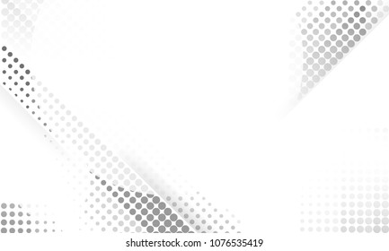 Design Grey and white light Abstract Background. geometric halftone style concept. have Empty for text with your.or template poster, banner. vector EPS10.