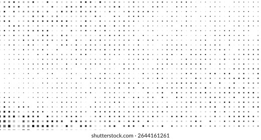Design grunge dotted halftone gradient texture. Vanishing polka dot background modern art simple design