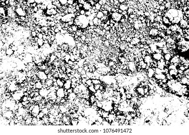 Design Grunge Textures Grey Dark Black and White with Dirt Soil Earth Background, Grunge Vector Background illustration EPS 10