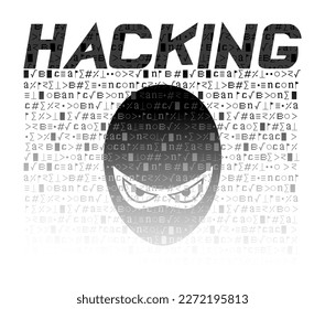 Diseño de hackeo de ilustraciones imaginativas