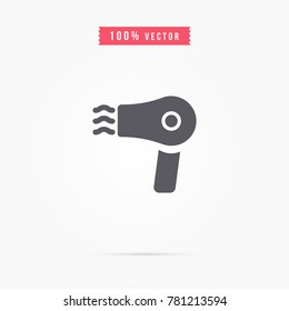 design of hair dryer icon
