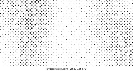 Design halftone gradient texture. Vanishing polka dot background. Repeating dots gradation pattern abstract