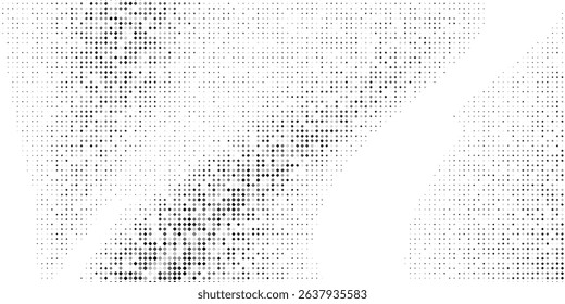 Design halftone gradient texture. Vanishing polka dot background. Repeating dots gradation pattern abstract modern design