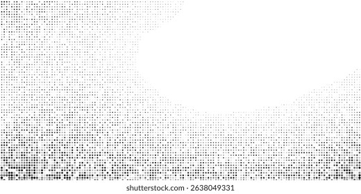 Design halftone gradient texture. Vanishing polka dot background. Repeating dots gradation pattern simple