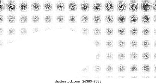 Design halftone gradient texture. Vanishing polka dot background. Repeating dots gradation pattern simple modern