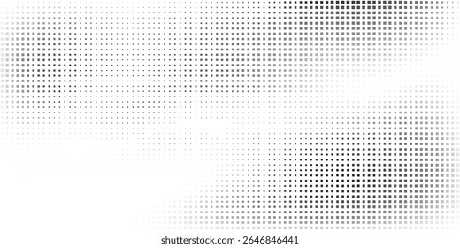 Design halftone gradient texture. Vanishing polka dot background. Repeating dots gradation pattern abstract simple art modern