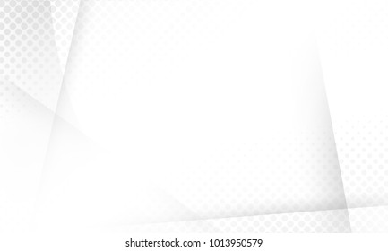 Design halftone white & grey background. vector concept. Decorative web layout or poster, banner.