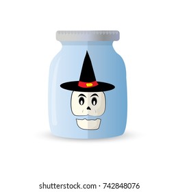design of the halloween bottle