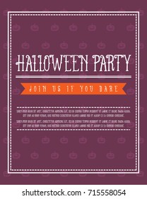 Design Halloween poster collection stock