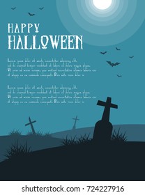 Design Halloween poster collection stock