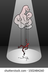 Design of hand controlling puppet