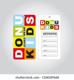 Design Hang Tag Label Vector Background