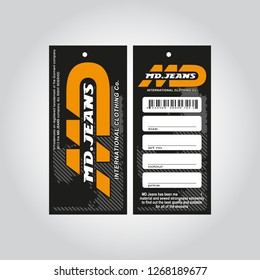 Design Hang Tag Label Vector Background