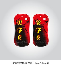 Design Hang Tag Label Vector Background