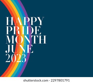 Design for happy pride month