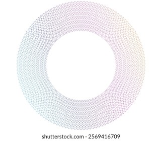 Design for Healthy Lifestyle, Fitness, Medical, Wellness, Organic for Web-design, Banner, Brochure. Icon, Logo, and Background made of Circular Dots, Lines, and Spirals. Holyday Patterns Illustration