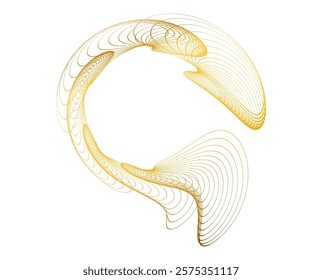 Design for Healthy Lifestyle, Fitness, Medical, Wellness, Organic for Web-design, Banner, Brochure. Icon, Logo, and Background made of Circular Dots, Lines, and Spirals. Holyday Patterns Illustration