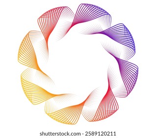 Design for Healthy Lifestyle, Fitness, Medical, Wellness, Organic for Web-design, Banner, Brochure. Soft Circular Dots and Flowing Lines for Clean and Healthy Design. Background

Vector Illustration