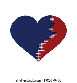 Dibujo vectorial del logotipo creativo del corazón