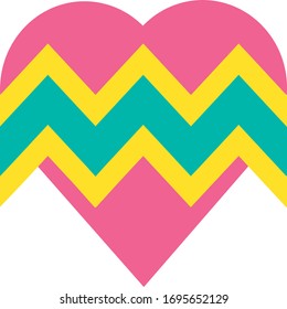 Design Heart and Heartbeat Line Cardiography Icon. Medical Electrocardiograph Health Test. Organ Diagnosis and Checkup of Pressure, Rhythm and Frequency of Pant Sign Template Vector Flat Symbol