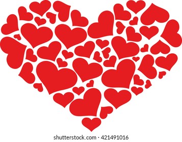 Design heart romantic