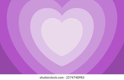 Design of hearts of different colours, Valentine's Day, vector, banner.