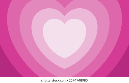 Design of hearts of different colours, Valentine's Day, vector, banner.