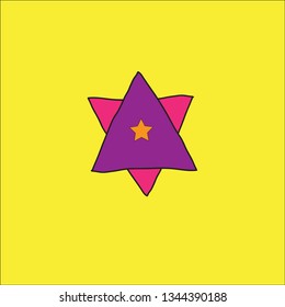 design hexagon star