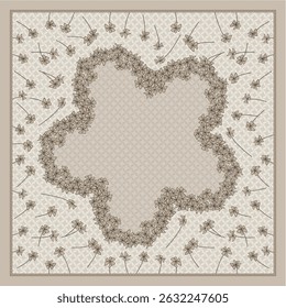 Design Hijab Beauty Butterfly Flowers