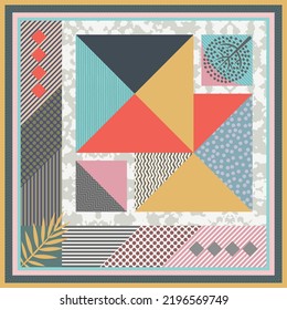 design for hijab or scarf