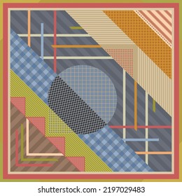 design for hijab or scarf