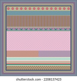 diseño para hijab o bufanda