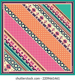 design for hijab or scarf