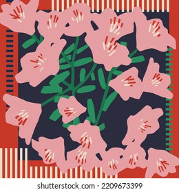 diseño para hijab o bufanda