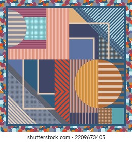 design for hijab or scarf