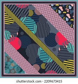 design for hijab or scarf