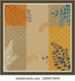 design for hijab or scarf