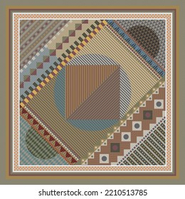 design for hijab or scarf