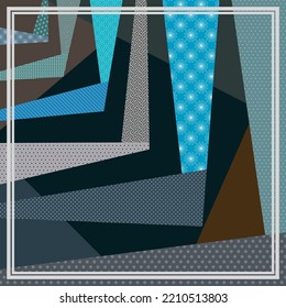 design for hijab or scarf