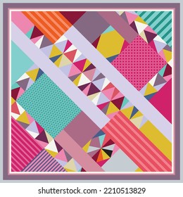 diseño para hijab o bufanda