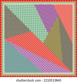 design for hijab or scarf