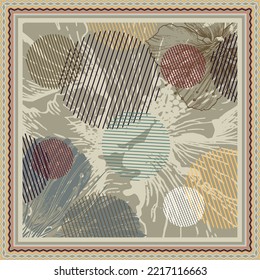 design for hijab or scarf