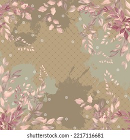 design for hijab or scarf