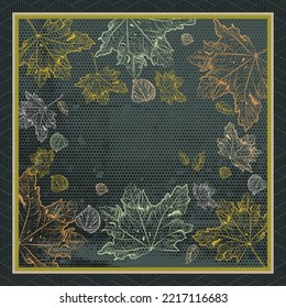 design for hijab or scarf