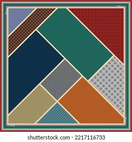 design for hijab or scarf