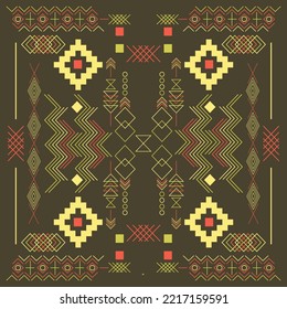 design for hijab or scarf